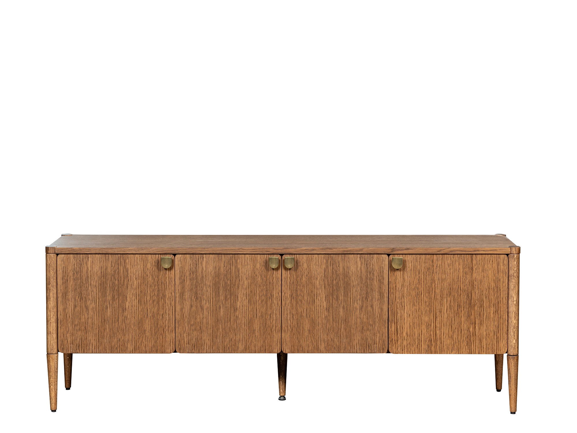 Тумба ТВ с распашными фасадами Gven (Глейс американский орех - )