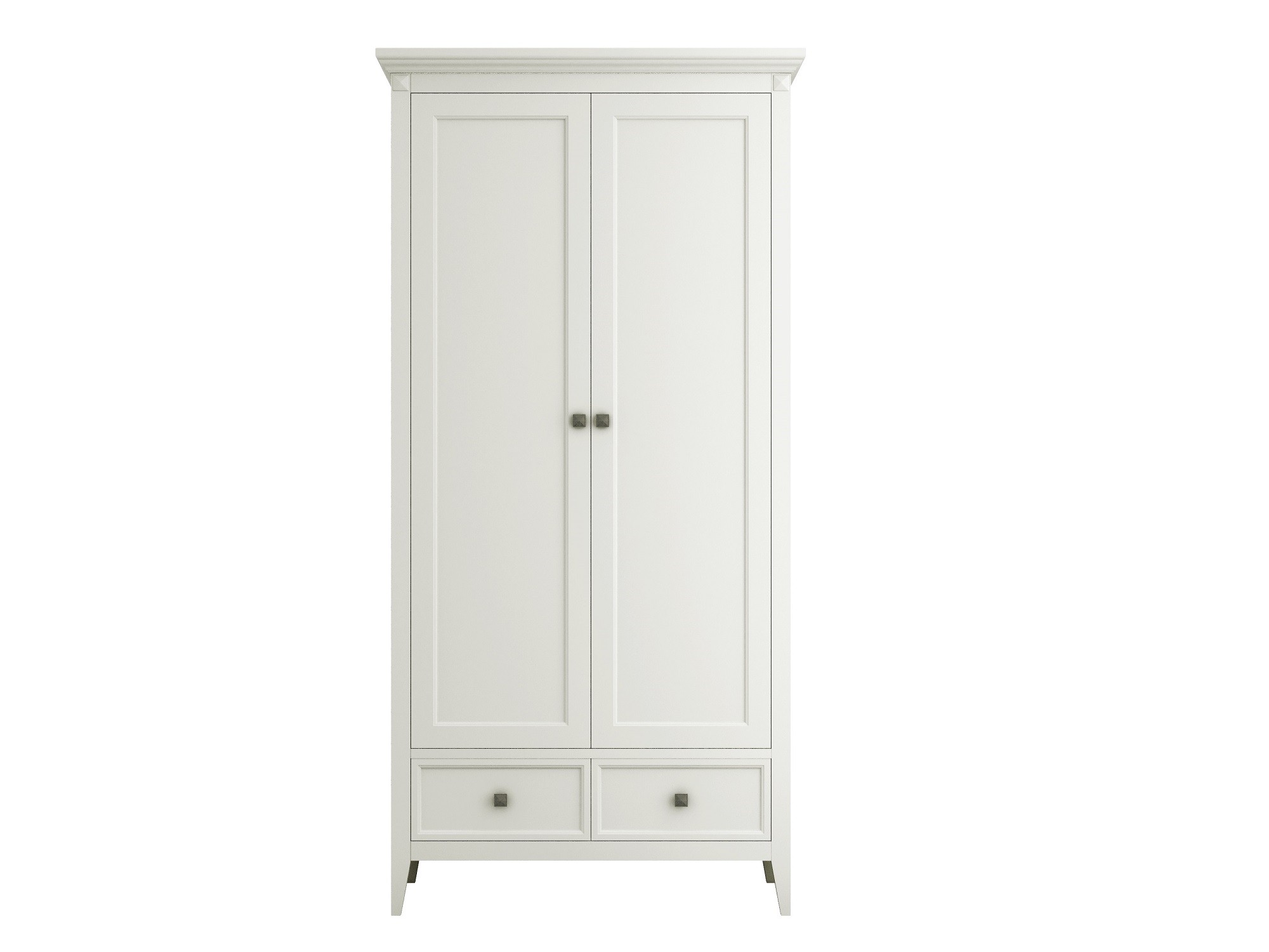 Шкаф двухстворчатый Manhattan (Молочный - )