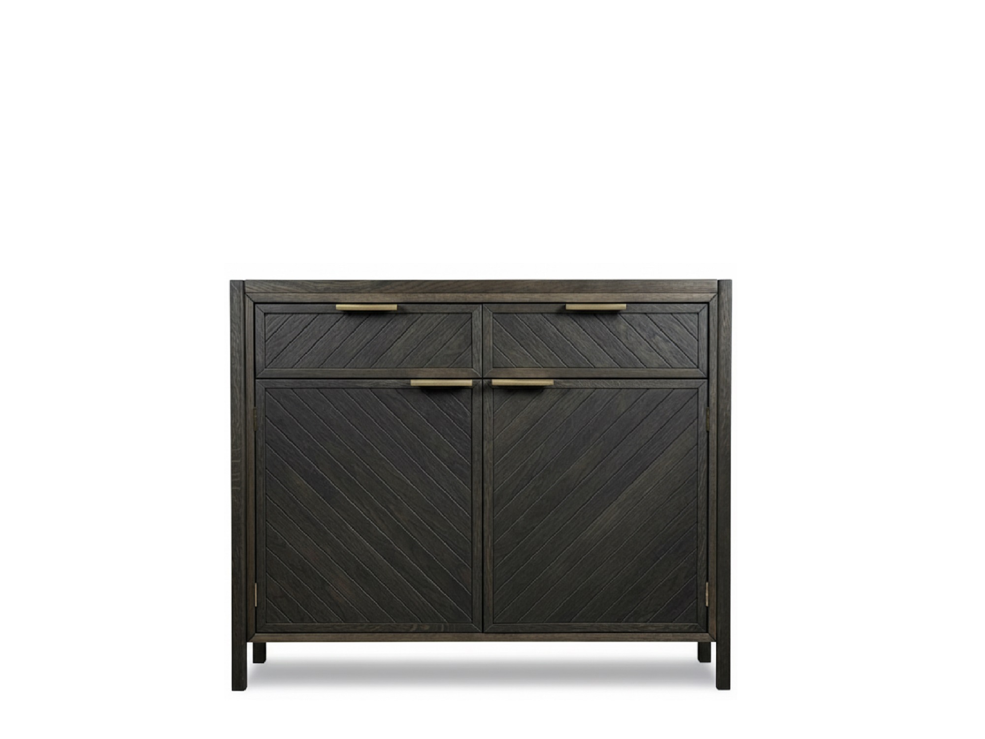 Комод 2 дверки 2 ящика ART-DECO (Дуб Венге - )