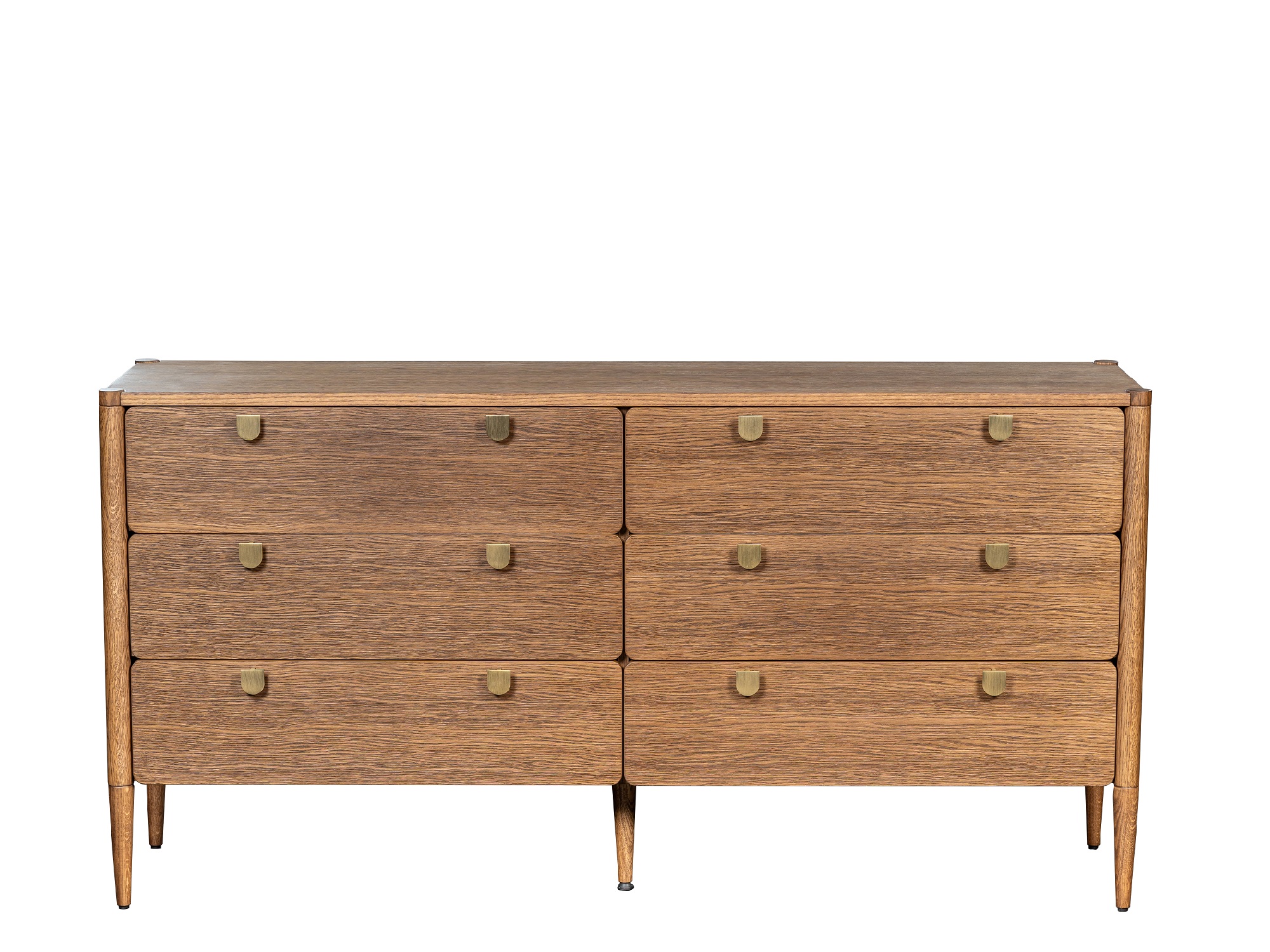 Комод с 6-ю ящиками Gven (Глейс американский орех - )