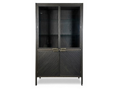 Витрина 2 дверная ART-DECO (Дуб Венге - )