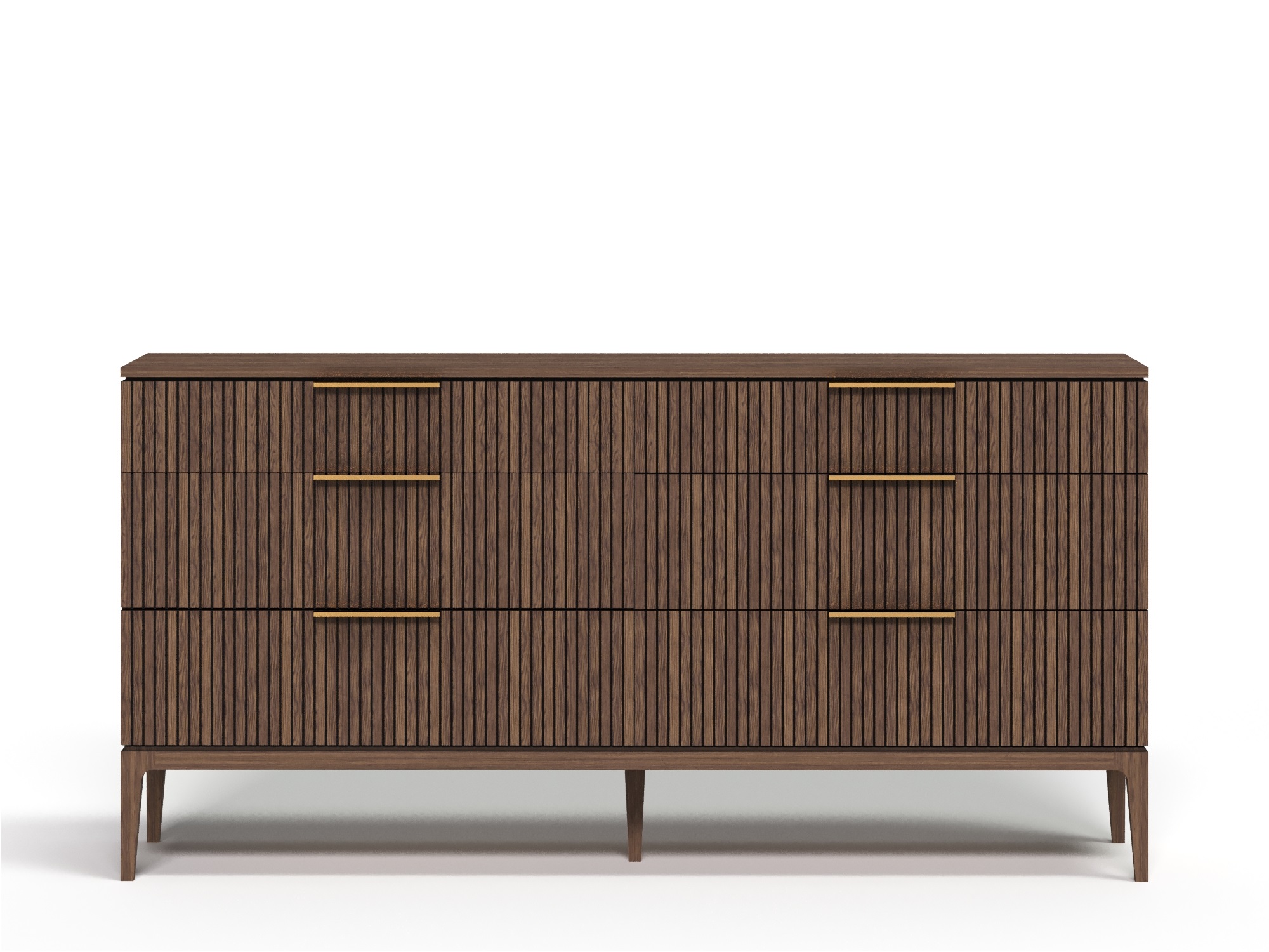 Комод с 6-ю ящиками Bryce (Дуб Честерфилд - )